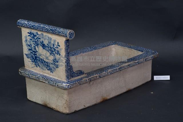 青花小判形便池-2藏品圖，第1張