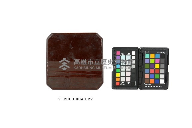 朱褐色四方漆盒藏品圖，第1張