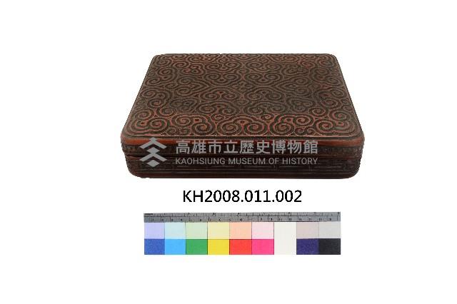 剔犀如意雲紋方盒藏品圖，第1張