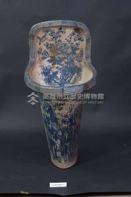 青花壁掛便壼-2藏品圖，第1張