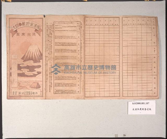 大詔奉戴貯金通帳藏品圖，第1張