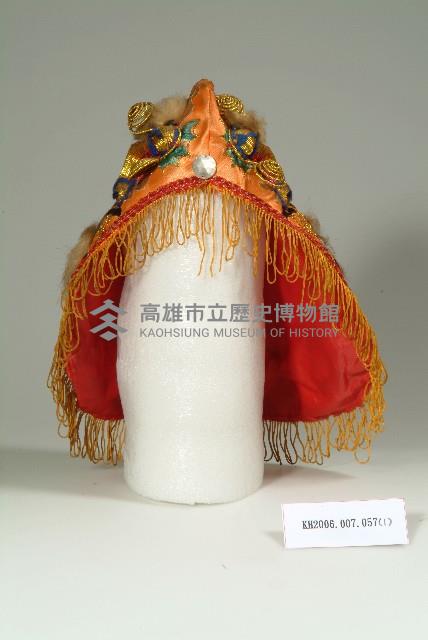 繡花盤龍神明帽冠-2藏品圖，第1張