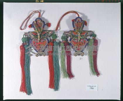 小掛飾（一對）藏品圖，第1張