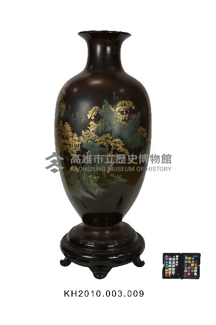 漆器大花瓶藏品圖，第1張