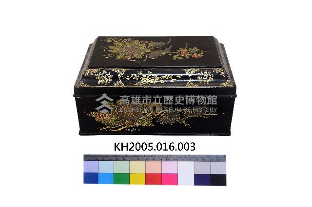 彩繪描金花鳥紋珠寶盒藏品圖，第1張