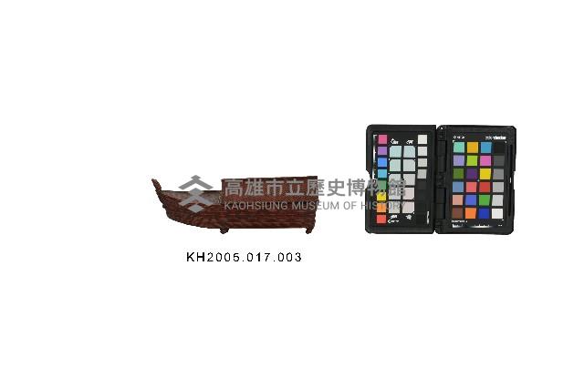 籃胎船型盒藏品圖，第1張