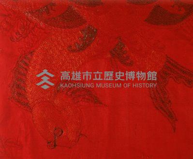 鯉躍龍門刺繡桌圍藏品圖，第4張