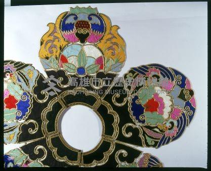 五福臨門彩繡雲肩藏品圖，第7張