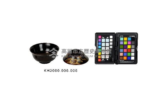 黑漆描金松樹紋蓋碗藏品圖，第3張