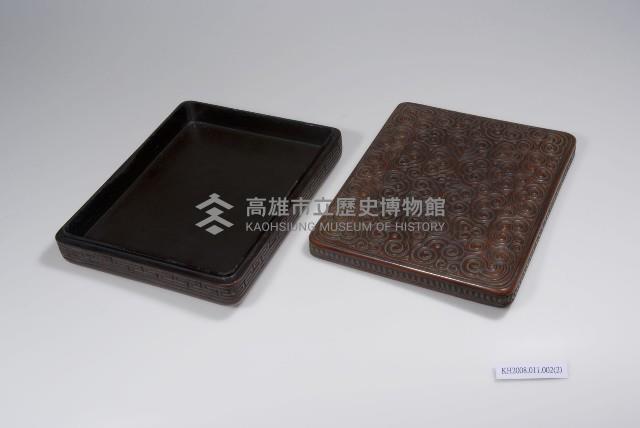 剔犀如意雲紋方盒藏品圖，第3張