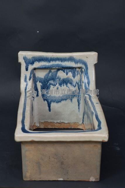 青花小判形便池-3藏品圖，第3張