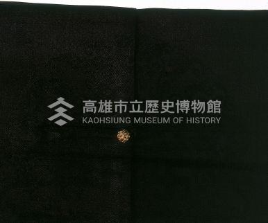 黑綺地團花對襟男褂藏品圖，第3張