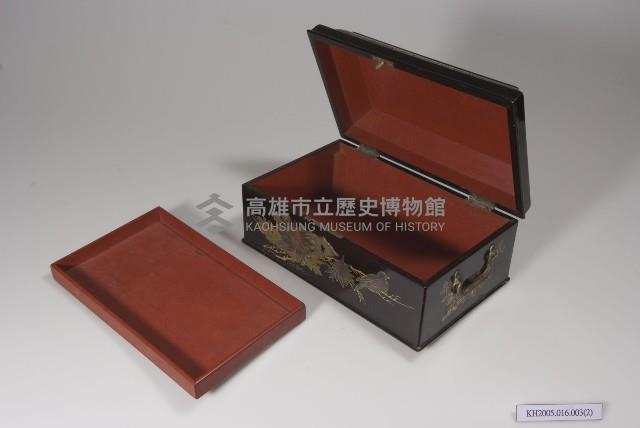 彩繪描金花鳥紋珠寶盒藏品圖，第3張