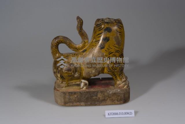 虎爺木雕神像藏品圖，第2張