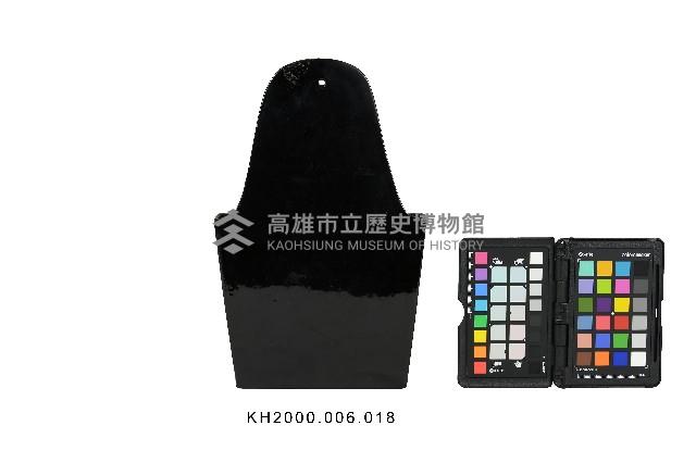 戧彩花卉紋漆信插藏品圖，第2張