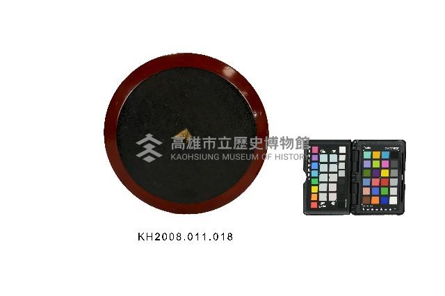 彩繪填漆山中泛舟紋圓盤藏品圖，第2張