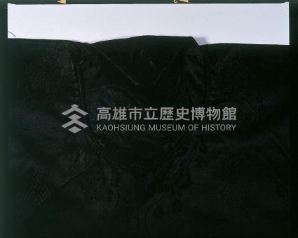 黑提花緞地立領、對襟馬褂-2藏品圖，第2張