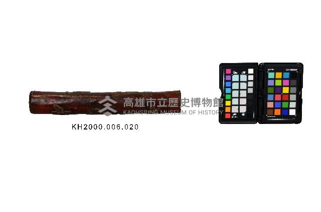 堆朱漆如意瓶花紋香筒藏品圖，第2張