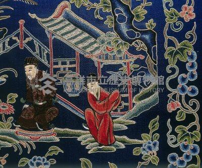 仙山樓臺人物刺繡掛飾藏品圖，第2張