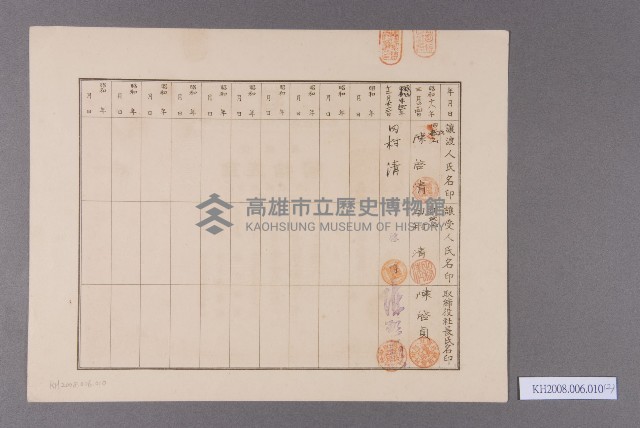 烏樹林製鹽株式會社株劵（股票）（陳啓清）-3藏品圖，第2張
