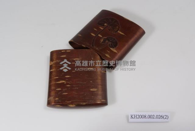 櫻樹皮鑲嵌葵紋小套盒藏品圖，第2張