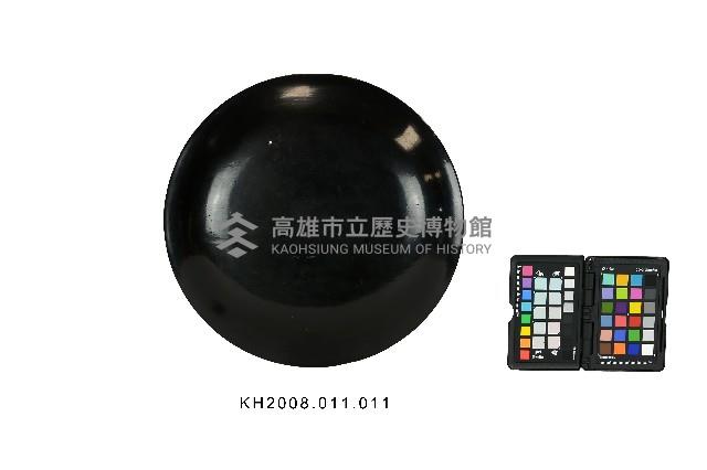 雕刻彩繪填漆台灣風物紋圓盤藏品圖，第2張