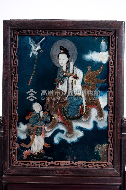 茄苳入石柳觀世音菩薩鏡屏藏品圖，第2張