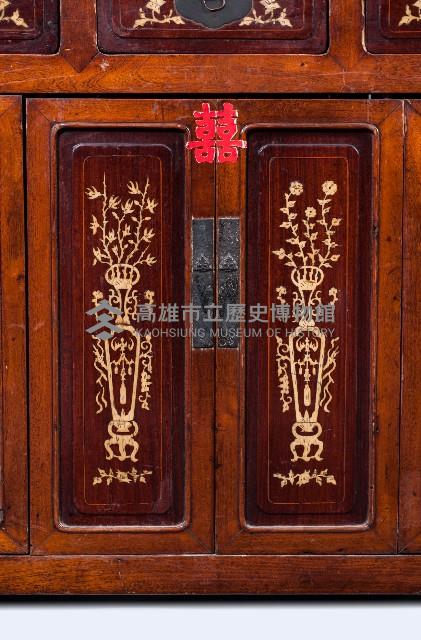 束腰獸骨鑲嵌五斗櫃藏品圖，第2張