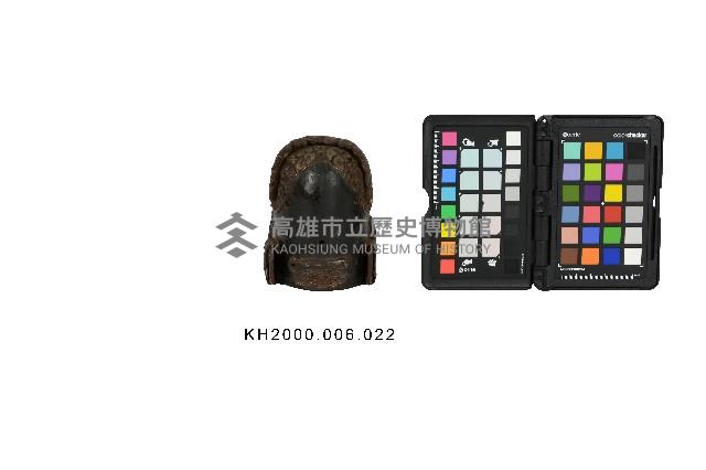 黑漆描金捲草紋神明帽藏品圖，第2張