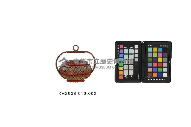 藤編朱漆提籃藏品圖，第2張