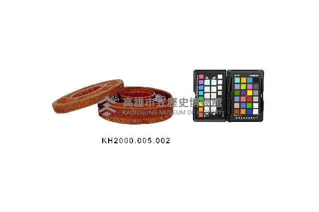 籐編朱漆盒藏品圖，第2張