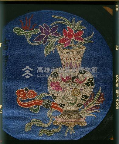 吉祥如意貴子喜生枕頭繡套藏品圖，第2張