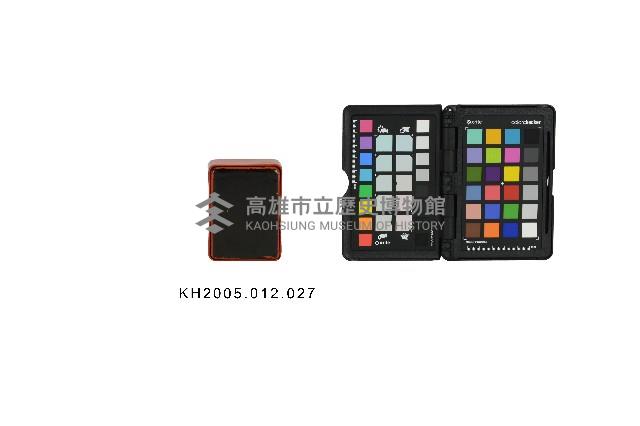 朱地「春景」紋蒔繪方盒藏品圖，第2張