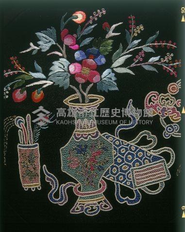 福慶雙全枕頭繡套藏品圖，第2張