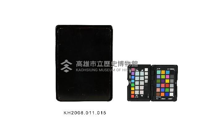 牛骨鑲嵌台灣竹筏紋文書盒藏品圖，第2張