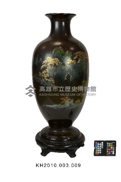 漆器大花瓶藏品圖，第2張