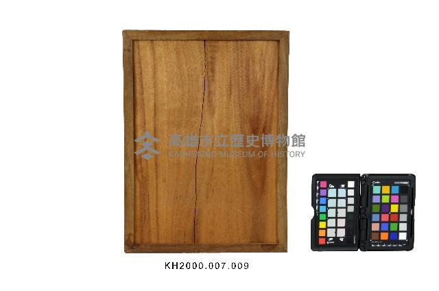 木地鑲嵌蝴蝶蘭紋文書盒藏品圖，第2張