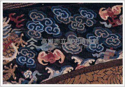 緙絲藍地金線八寶吉服袍藏品圖，第5張