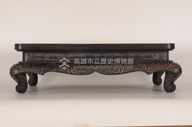 彩繪雙鳳團紋長型小几藏品圖，第5張