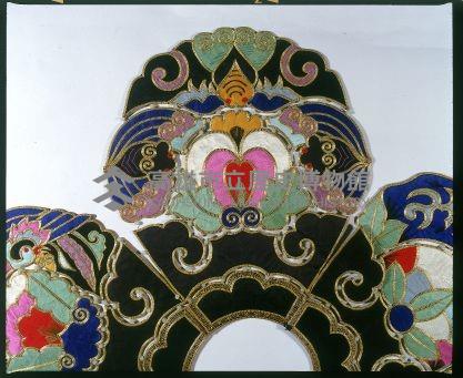 五福臨門彩繡雲肩藏品圖，第6張