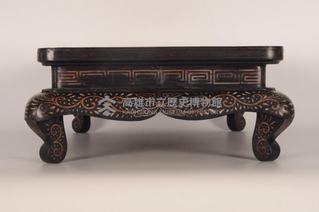 彩繪雙鳳團紋長型小几藏品圖，第6張