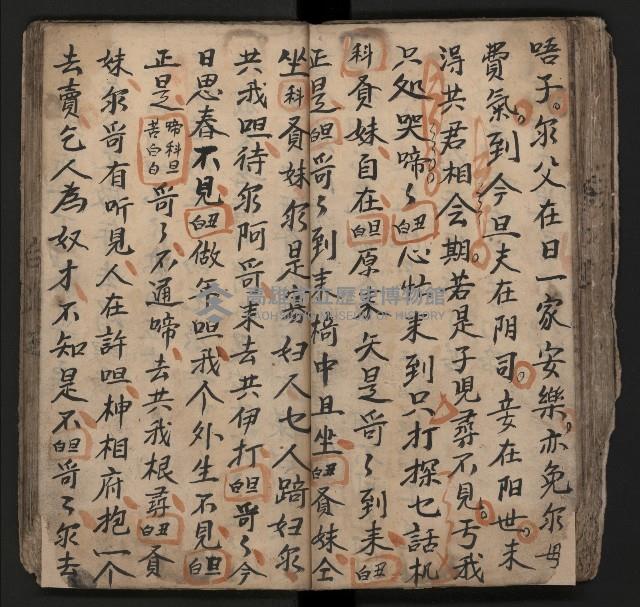 皮影戲劇本《飛鵝洞白荔枝》藏品圖，第77張