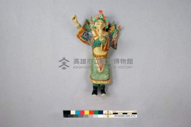 交趾陶文王聘太公塑像羣組藏品圖，第5張