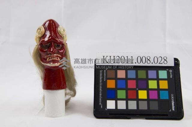 布袋戲偶-仙人頭木偶頭藏品圖，第1張