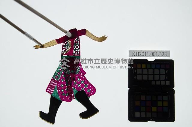 皮影戲簽桿立身偶-妖道（偶身）藏品圖，第1張