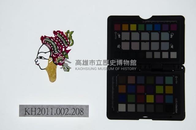 皮影戲偶頭-生藏品圖，第1張