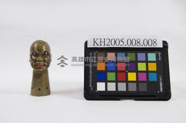 布袋戲偶-野和尚木偶頭藏品圖，第1張