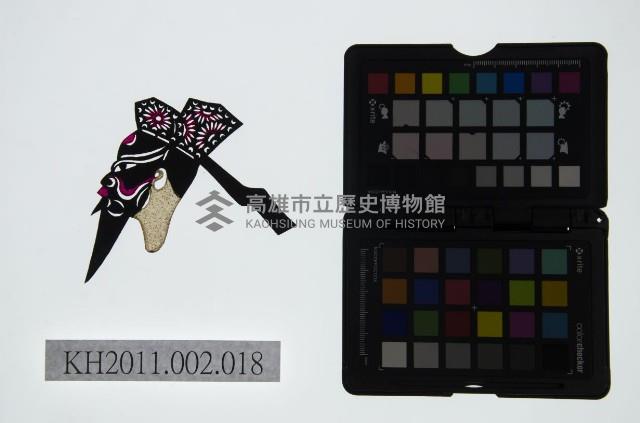 皮影戲偶頭-末藏品圖，第1張