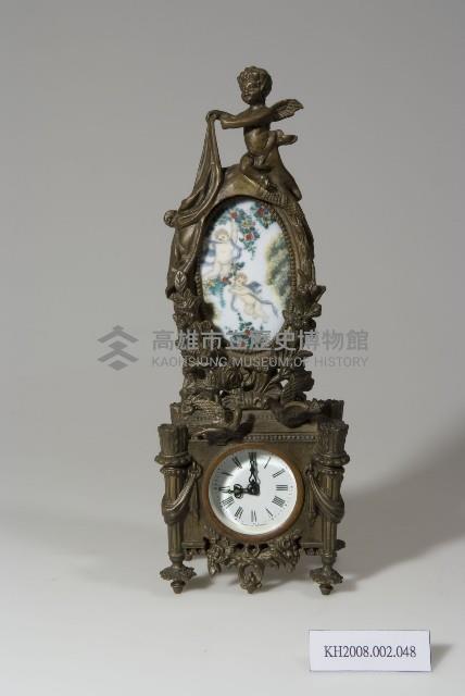 西洋雕刻小時鐘藏品圖，第1張