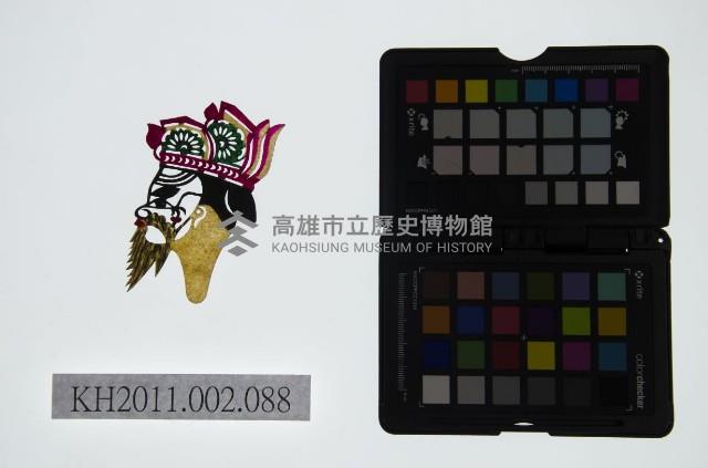 皮影戲偶頭-末藏品圖，第1張